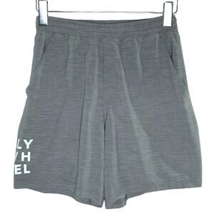 Lululemon S Mens Pace Breaker Shorts Heather Gray *Fly Wheel
